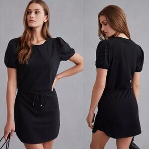 Anthropologie Black Sundays Hazel Mini Dress